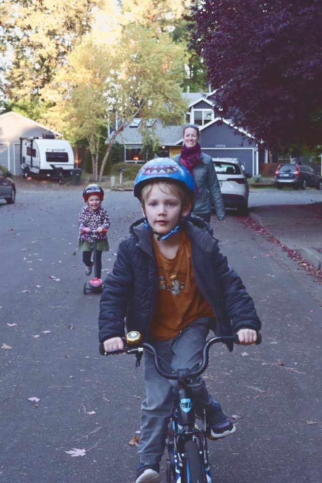 Joyful Neighborhood Ride