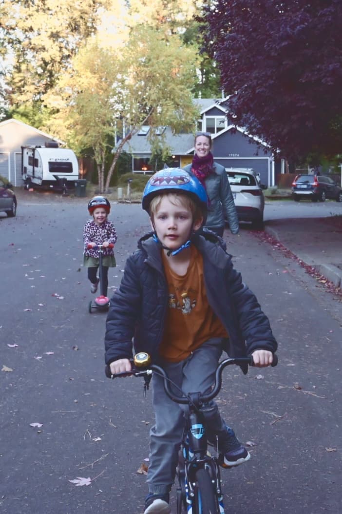 Joyful Neighborhood Ride